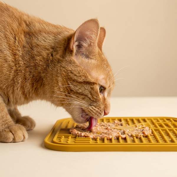 Lick & Calm™ Lick Mat — Calming Suction Lick Mat for Dogs, Freezable Non-Slip Food-Grade Silicone, Grooming Distraction Aid