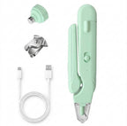 Pet Grooming Hammock & Nail Grinder Kit, 2-in-1 Dog & Cat Nail Clippers Trimmer with LED Light, Quiet Electric Grinder