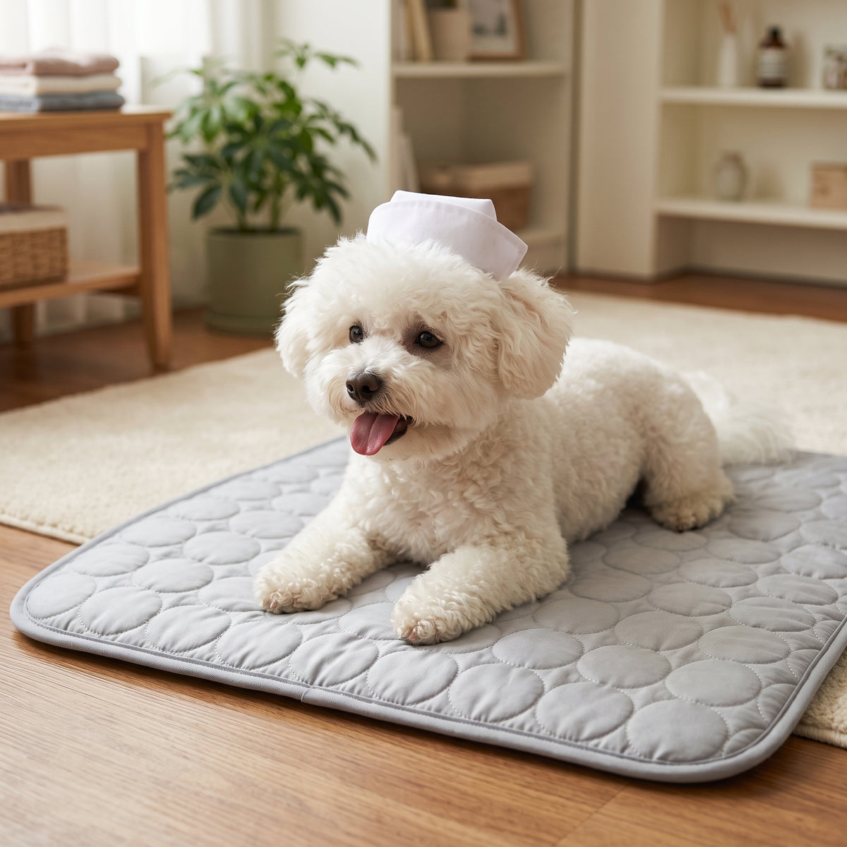 Cora's Petlife Self-Cooling Mat - lifestyle scene