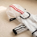 Cora's Petlife Dog Raincoat - detail view