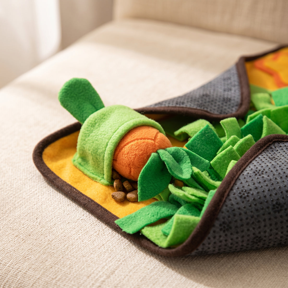 Cora's Petlife Snuffle Mat - detail view