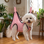 Spa Sling™ Grooming Hammock — Dog Grooming Restraint Sling for Nail Trims & Brushing, Breathable Mesh, Adjustable Height